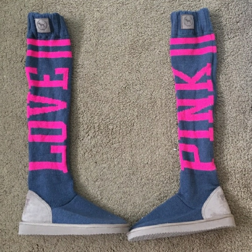 VS Pink Boots